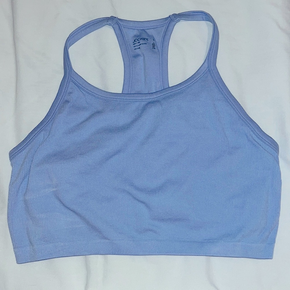 Light Blue Cropped TankTop Large